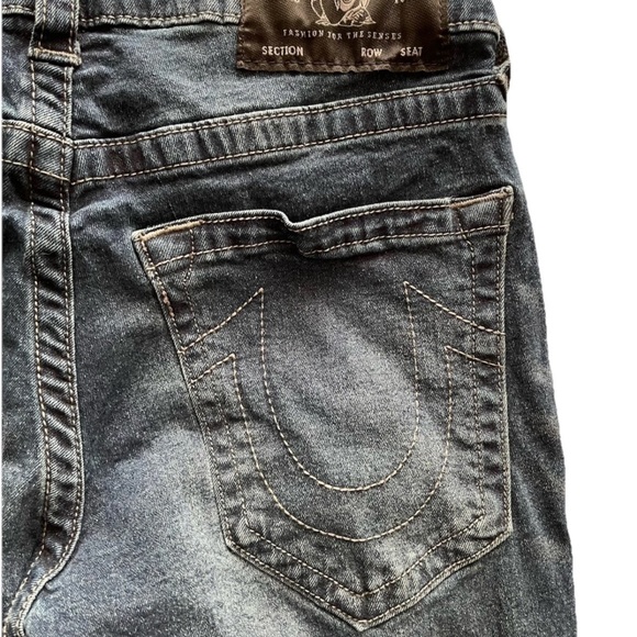 True Religion World Tour  Men’s Rocco Relaxed Skinny Jeans 30 Fall Winter Y2K - Picture 11 of 16